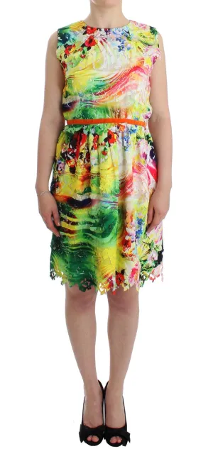 Lanre Da Silva Ajayi Multicolor Organza Sheath Dress