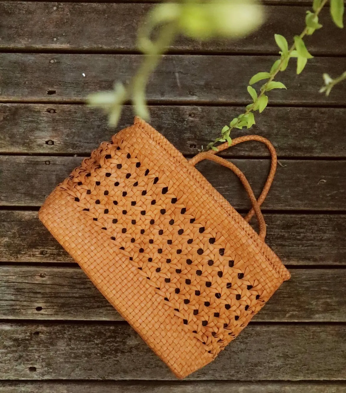 Leather bag -Tan