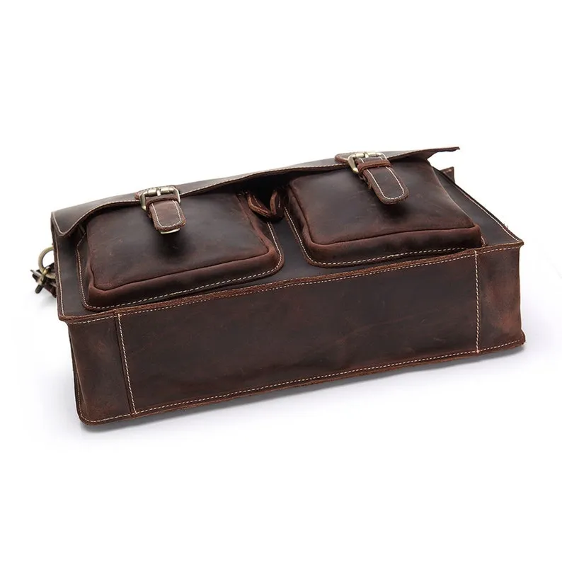 Leather Messenger Bag for Men