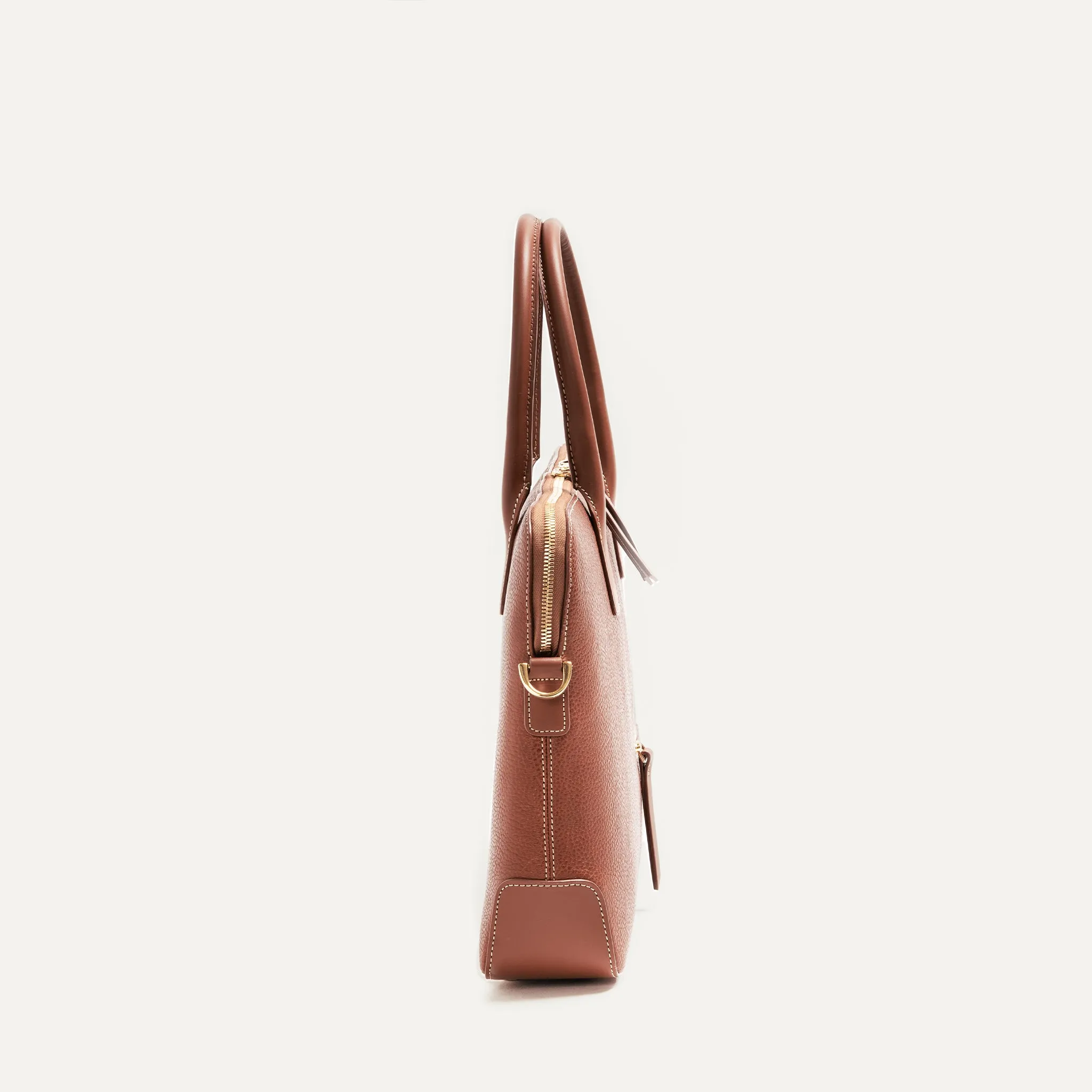 LENA  | Cuir grainé cognac