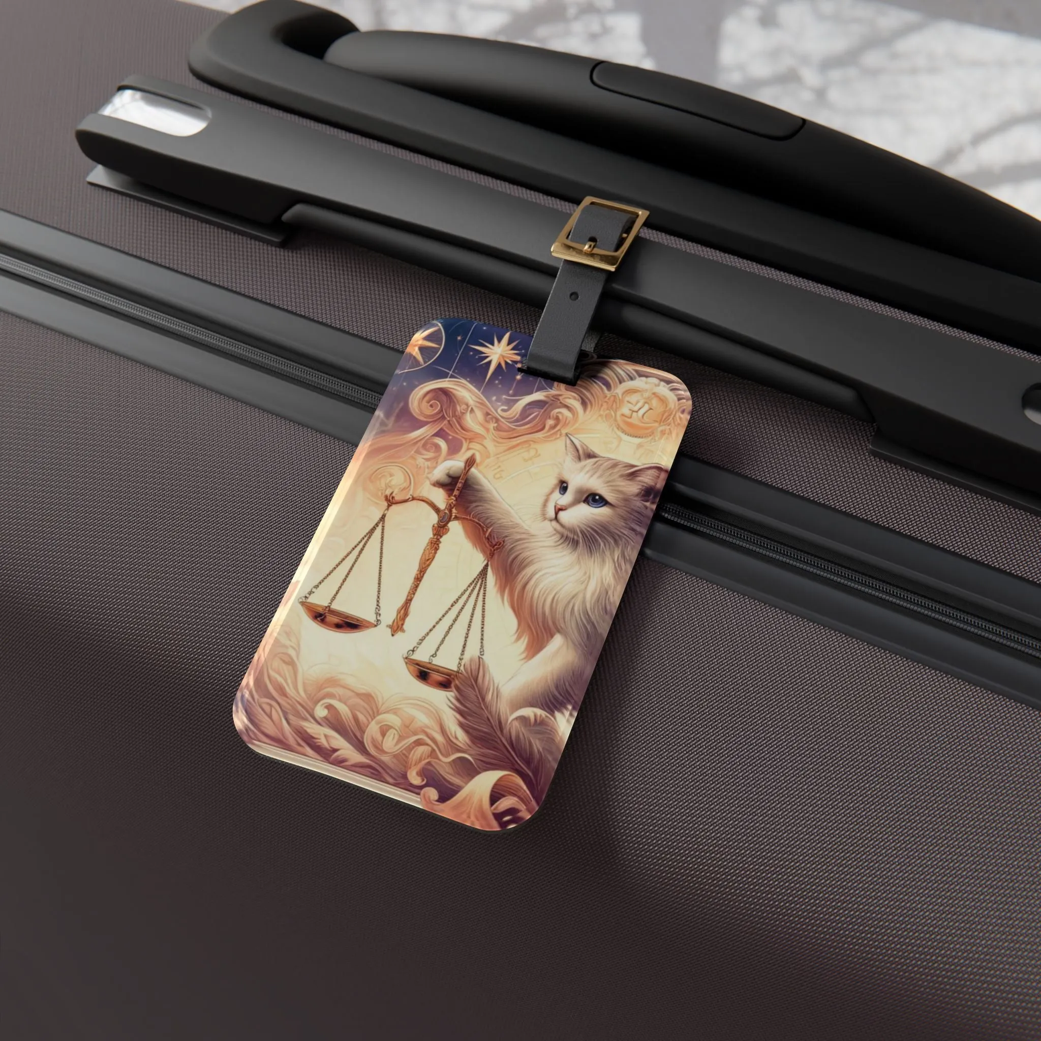 Libra - Cat Lover - Luggage Tag
