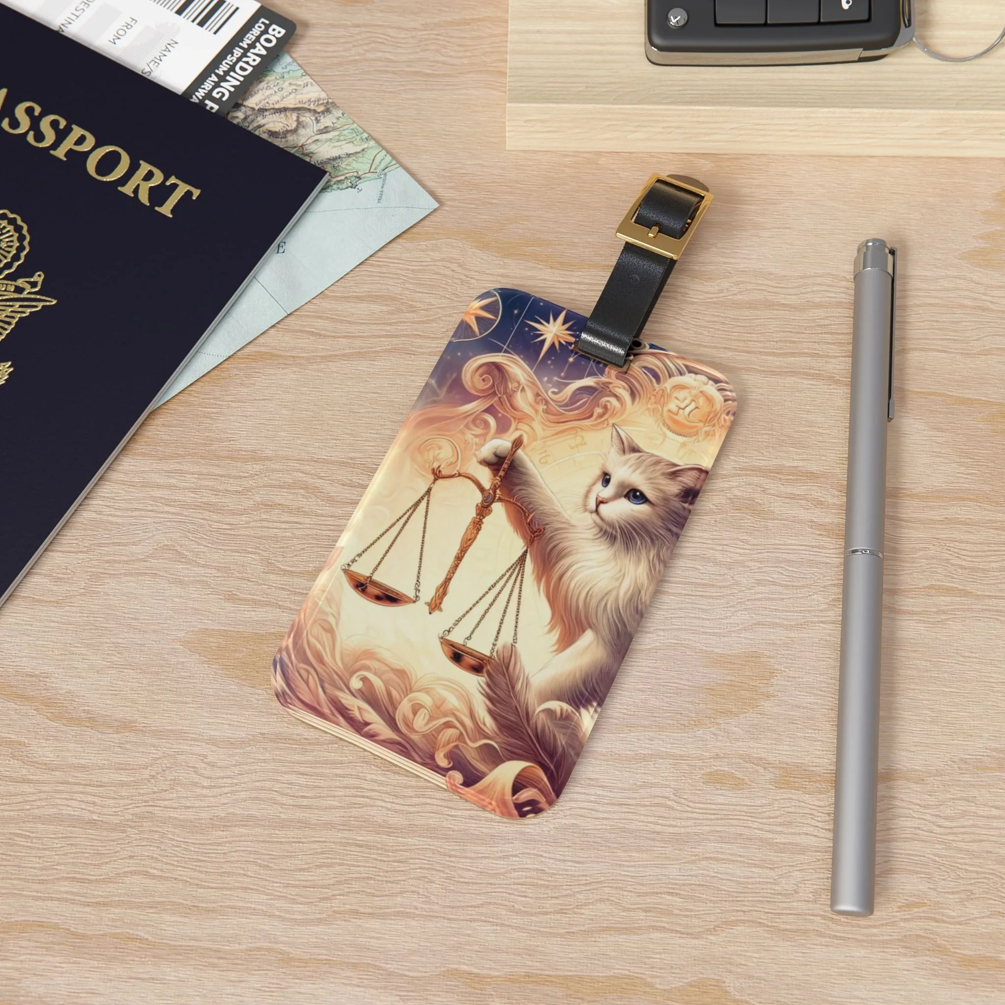 Libra - Cat Lover - Luggage Tag