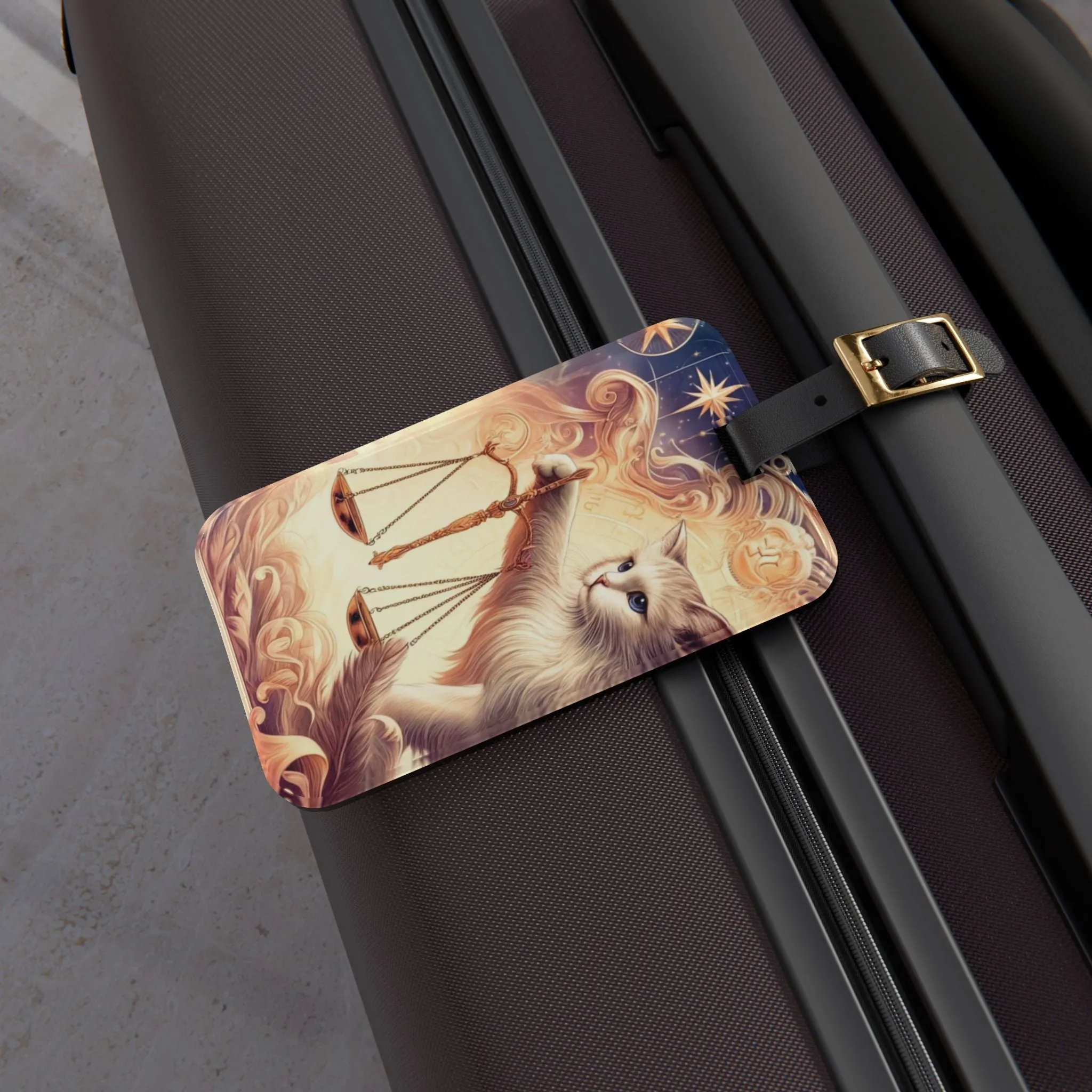 Libra - Cat Lover - Luggage Tag