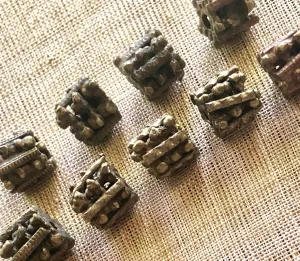 Lumpy Brass Beads from Yemen
