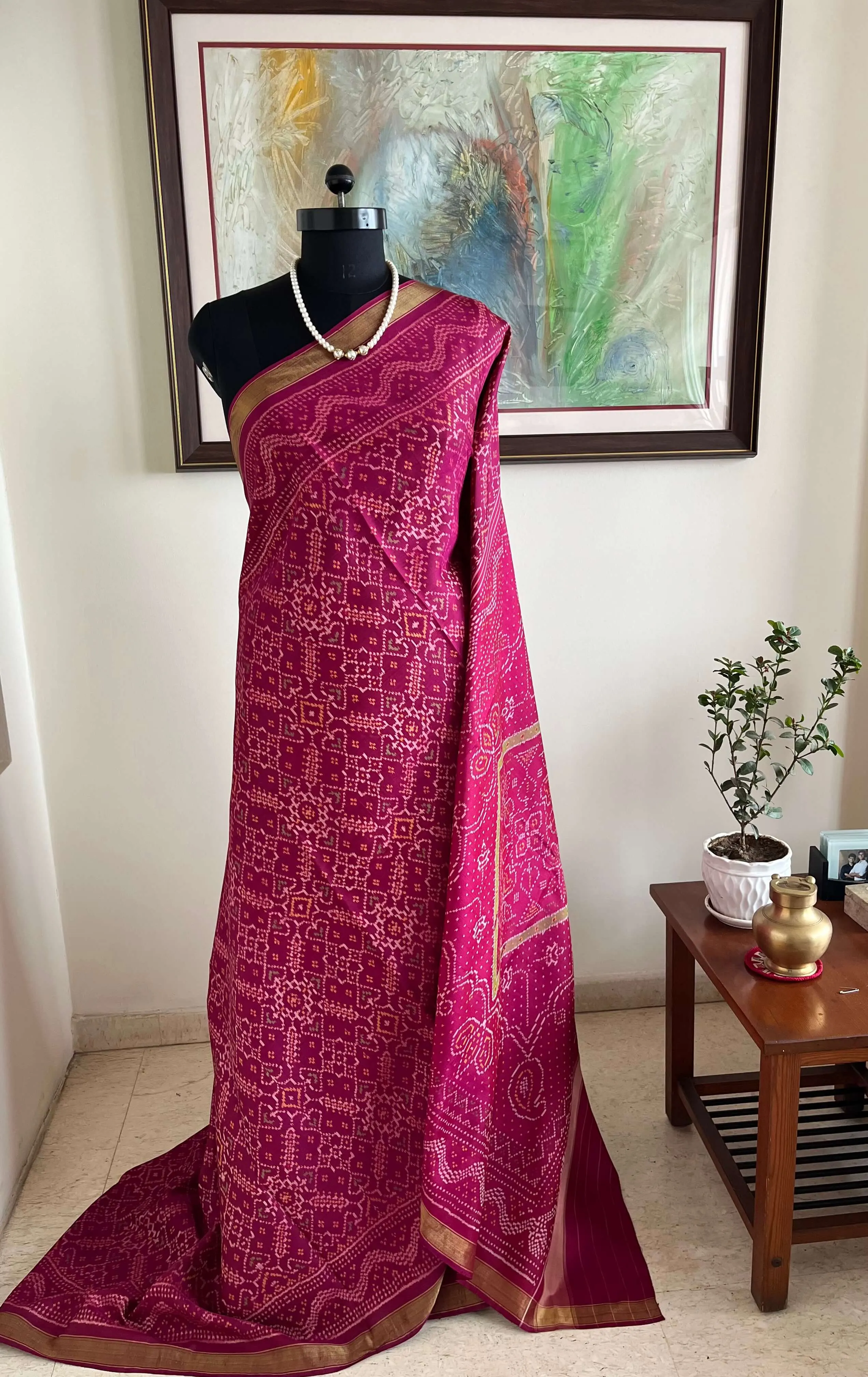 MAHITA- NEVER WORN PINK PATOLA MASTERPIECE OF CRAFTSMANSHIP