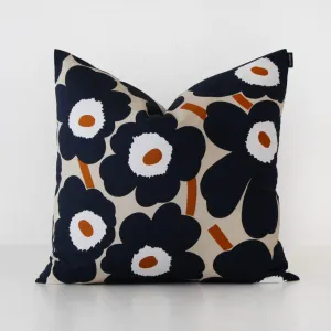 MARIMEKKO  |  PIENI UNIKKO CUSHION  |  50X50  |  BROWN   WHITE   BEIGE   NAVY