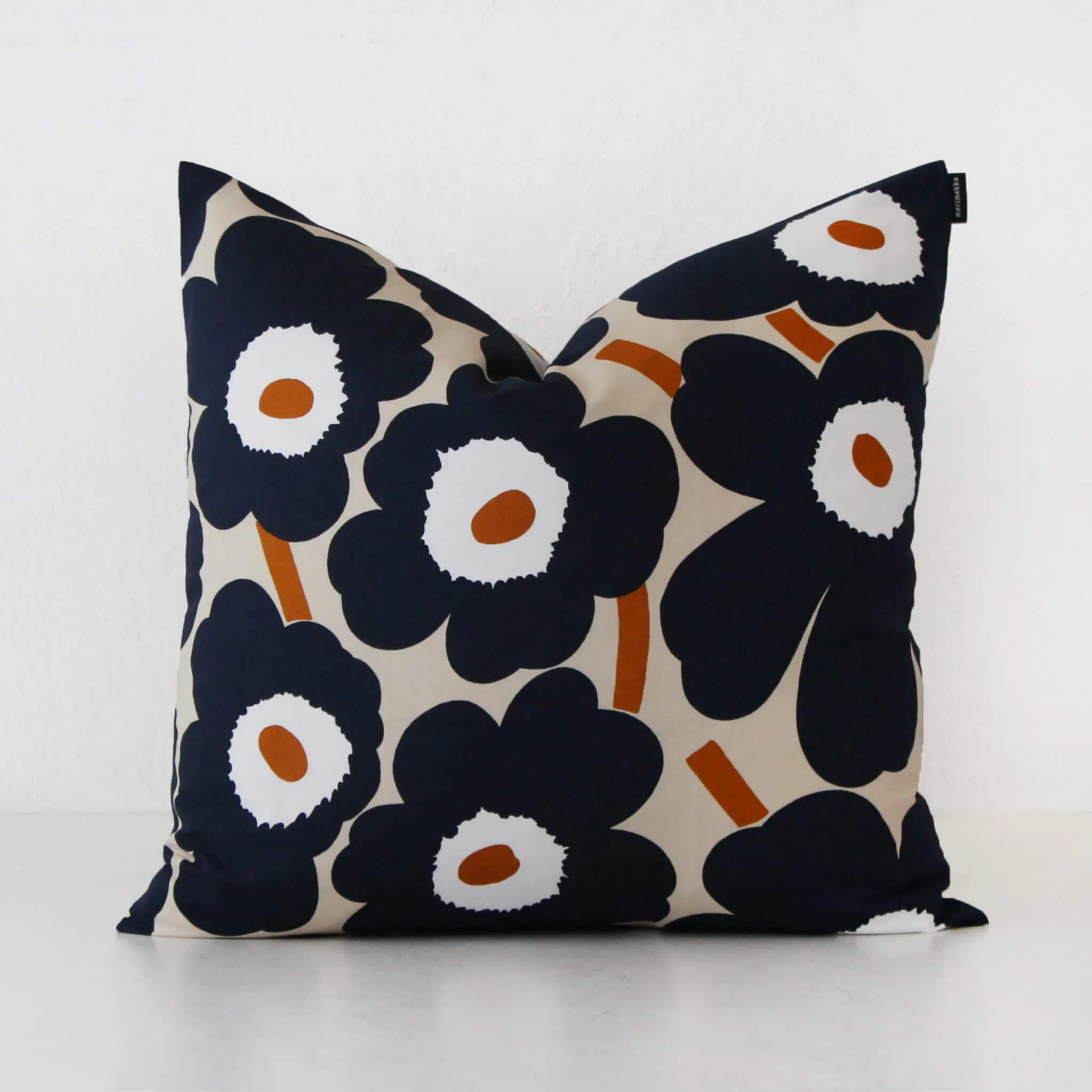 MARIMEKKO  |  PIENI UNIKKO CUSHION  |  50X50  |  BROWN   WHITE   BEIGE   NAVY