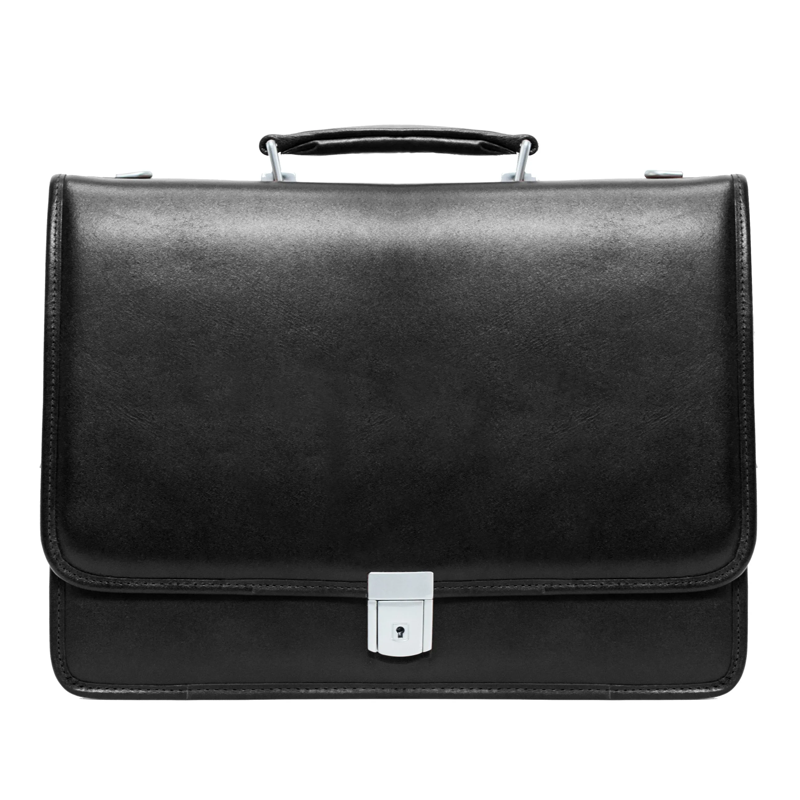 McKlein RIVER NORTH 15" Leather Triple Compartment Laptop Briefcase
