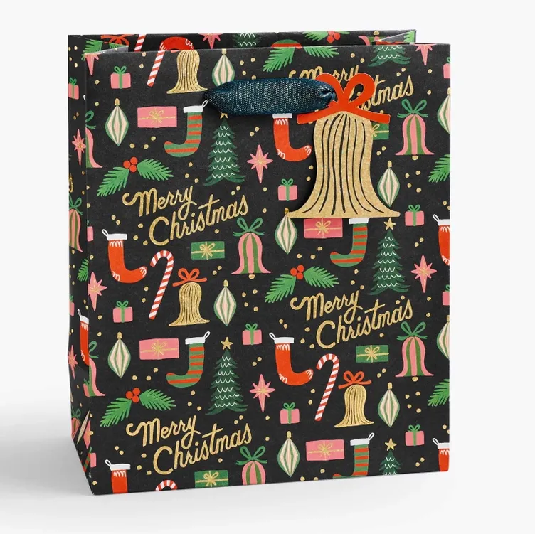 Medium Gift Bag- Deck The Hall