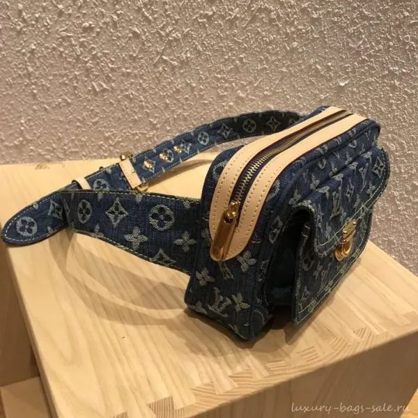 Monogram Denim Bumbag Waist Bag