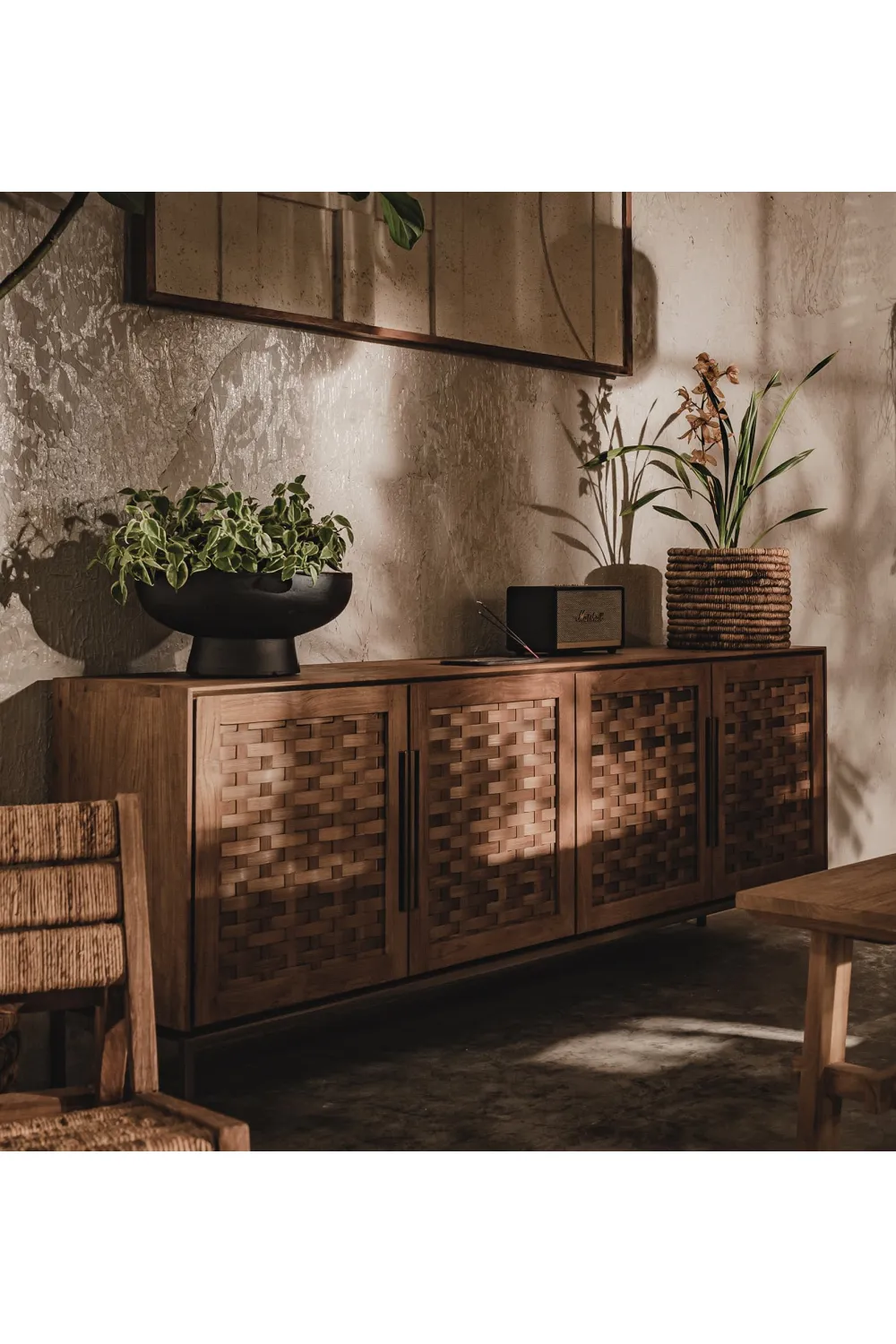 Natural Wooden Low Dresser | dBodhi Karma