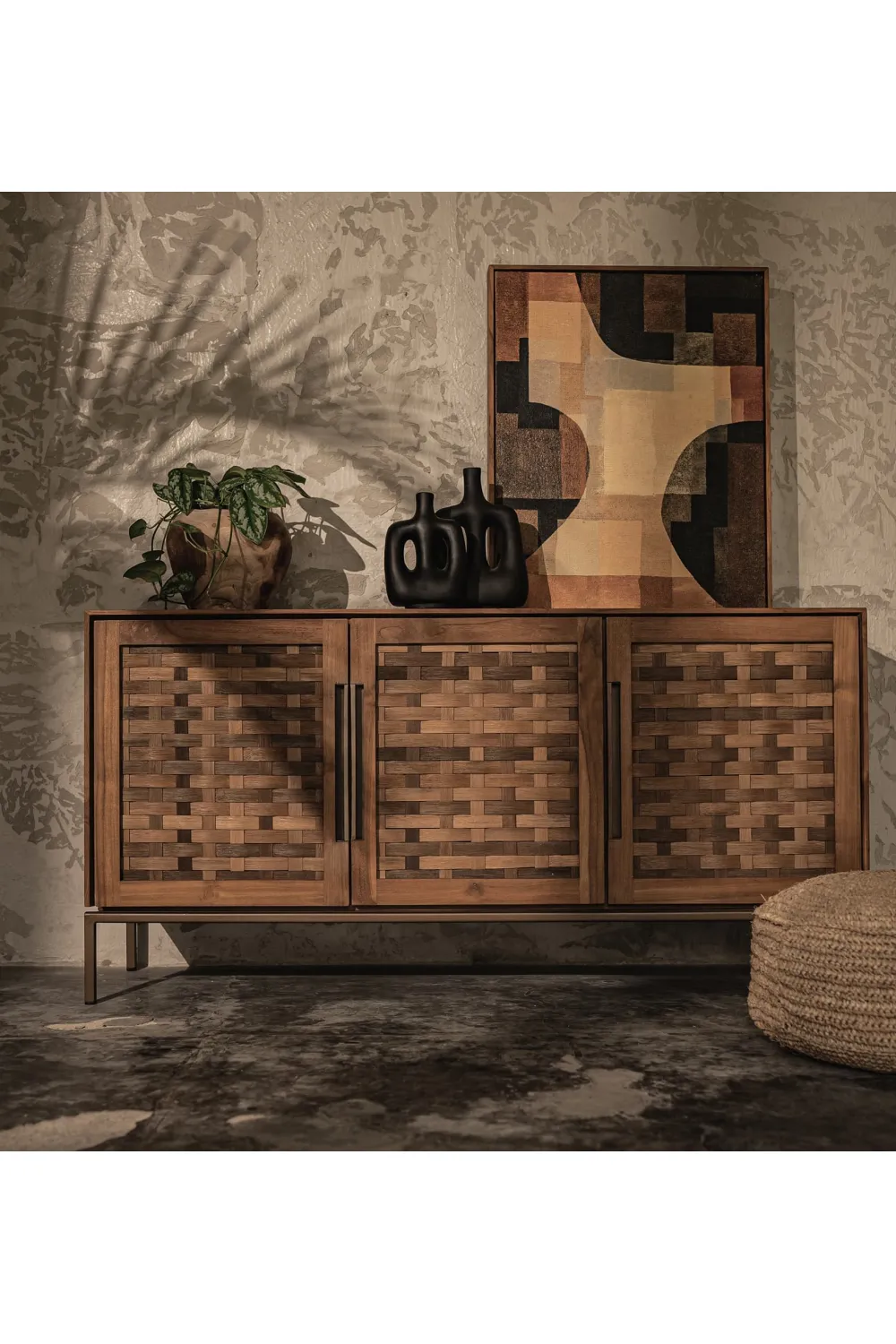Natural Wooden Low Dresser | dBodhi Karma