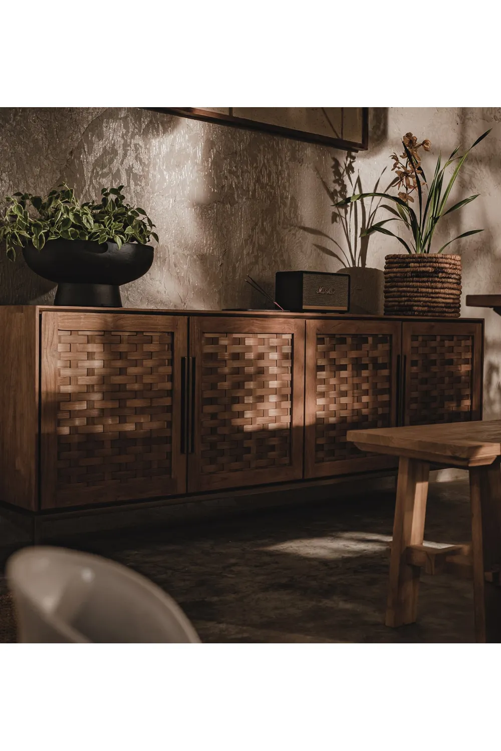 Natural Wooden Low Dresser | dBodhi Karma