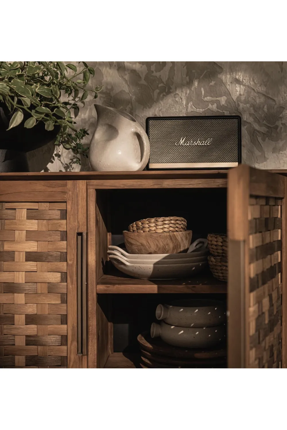 Natural Wooden Low Dresser | dBodhi Karma