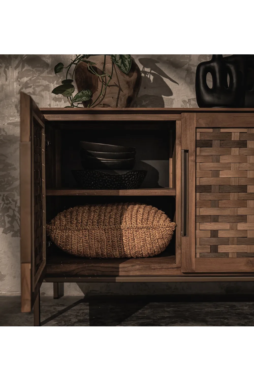 Natural Wooden Low Dresser | dBodhi Karma