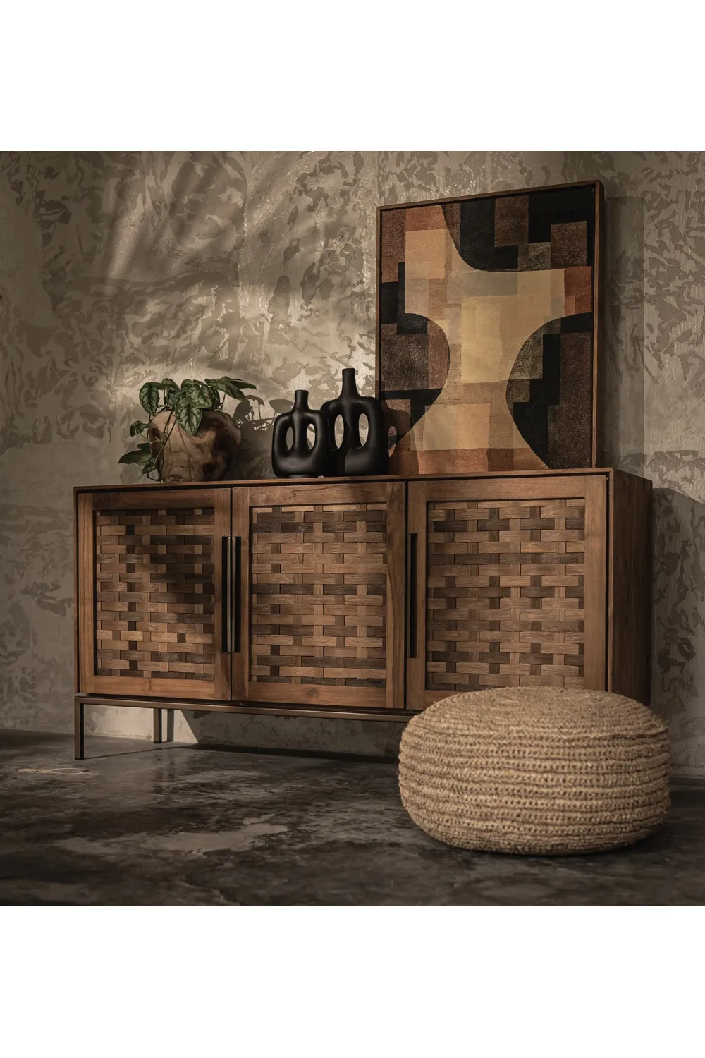 Natural Wooden Low Dresser | dBodhi Karma