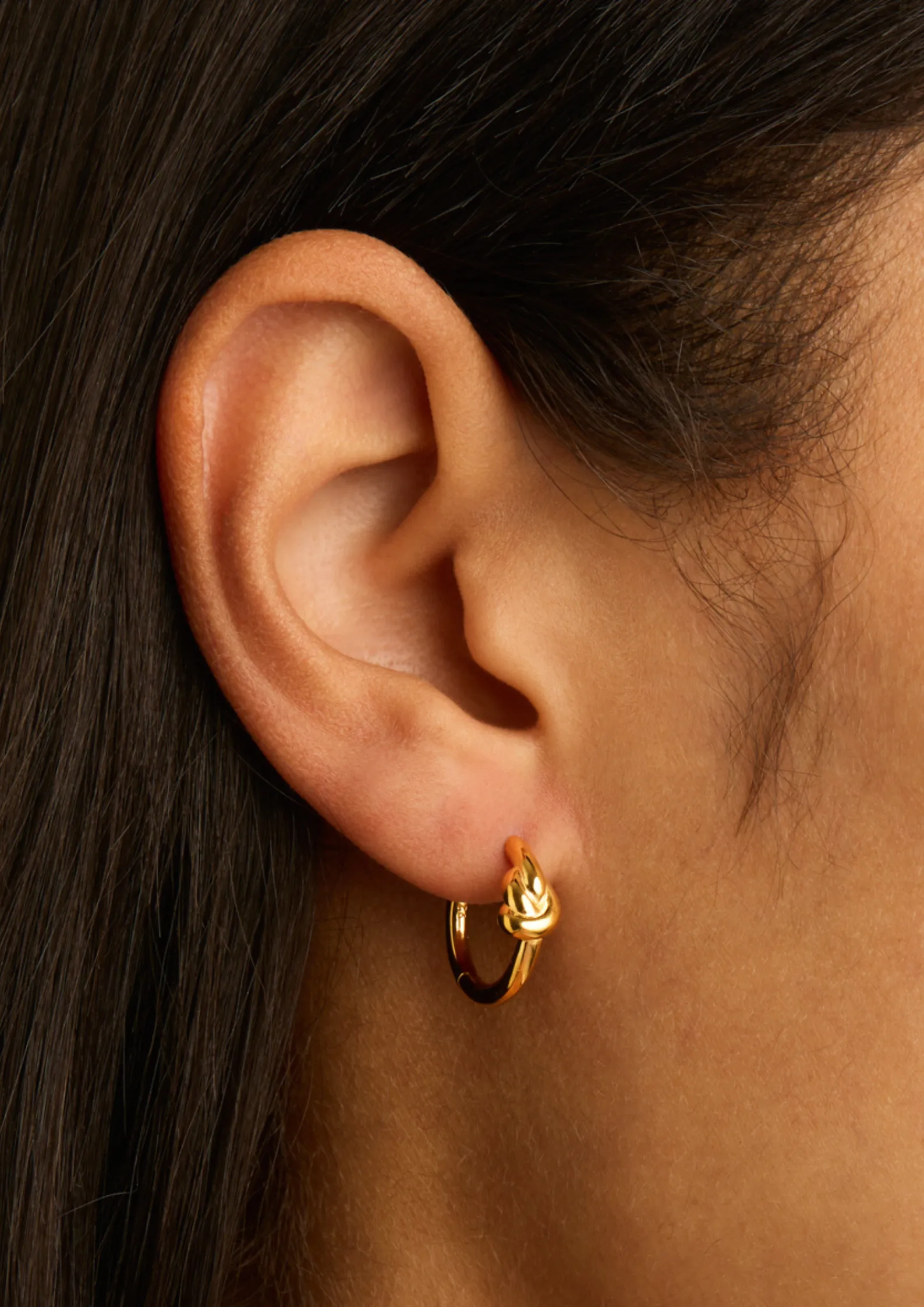 *Nature's Knot Huggie Earring