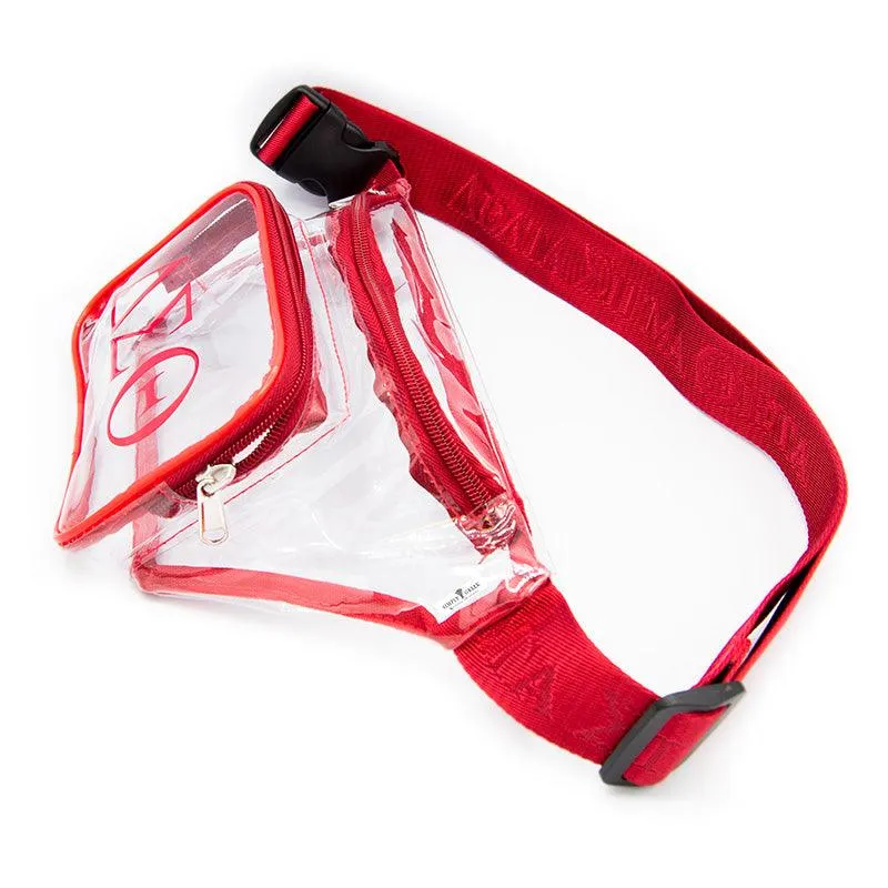 **NEW**  ΔΣΘ Clear Fanny Pack Waist Bag
