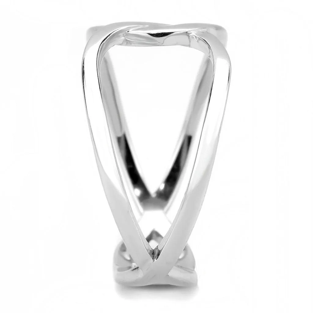 No Plating Stainless Steel Ring with No Stone for Women Style TK3585