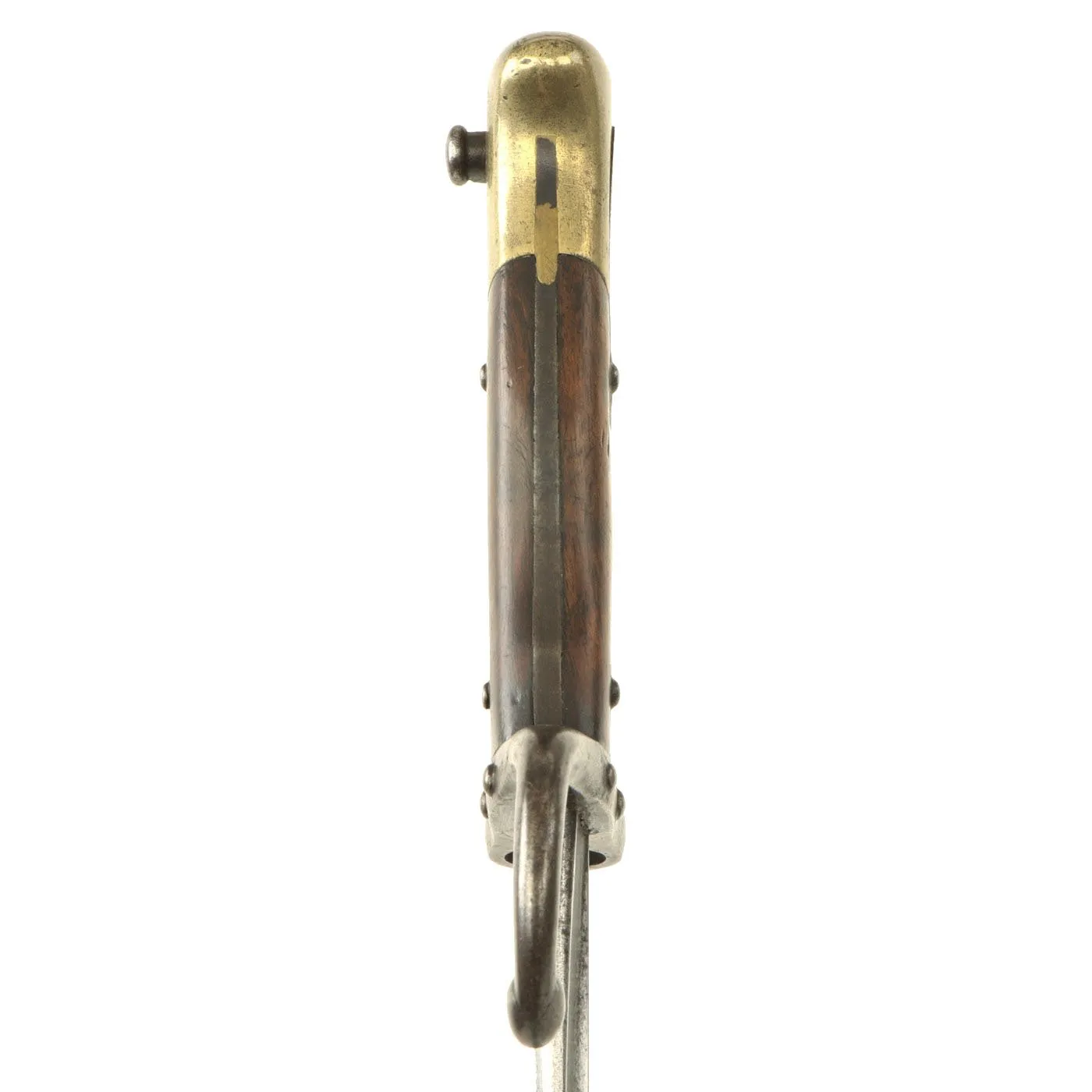Original Austrian Peabody Martini Gras-style T-back Bayonet by ŒWG Steyr with Scabbard - dated 1883