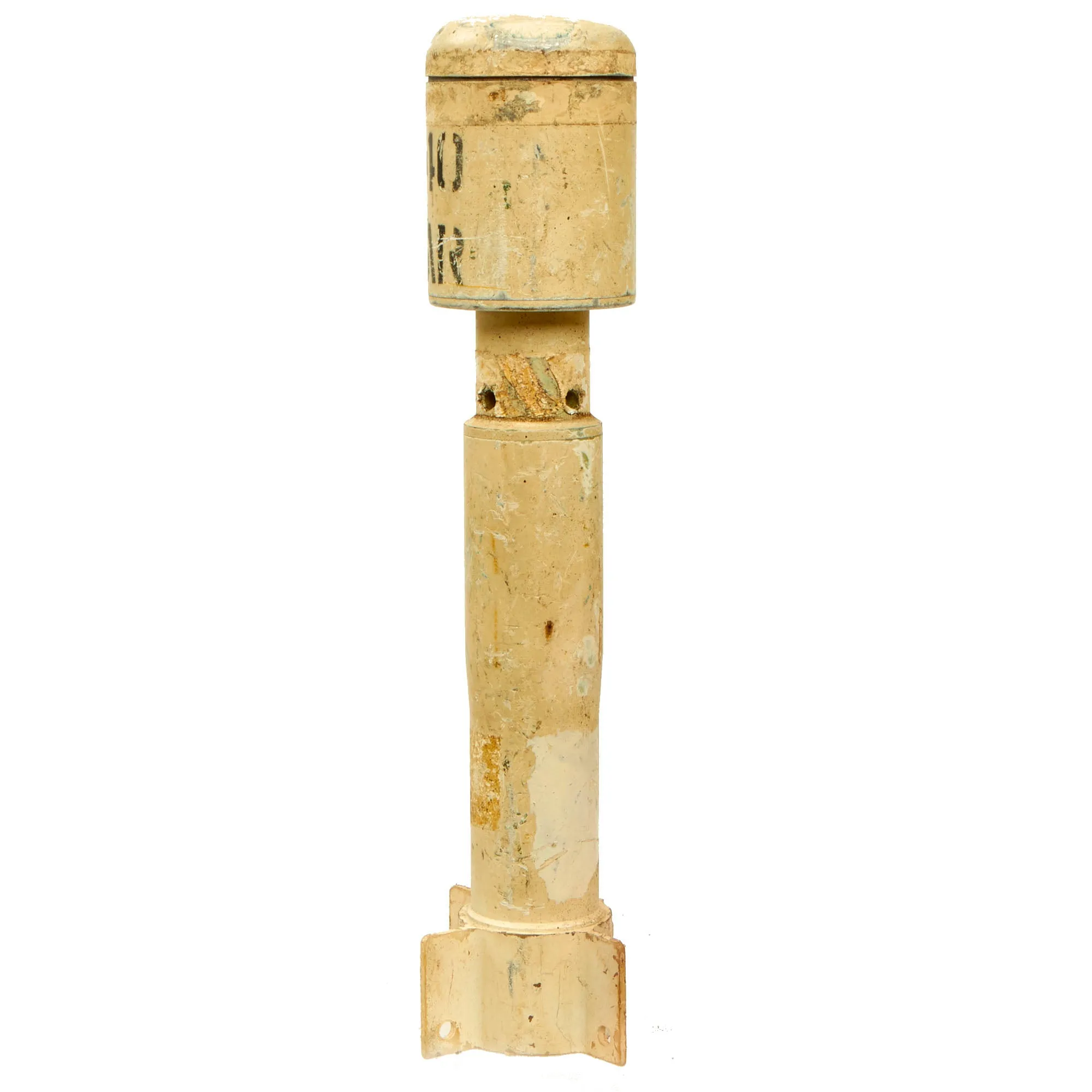 Original Belgian Cold War Era 40mm BTU Rifle Grenade Signal Flare by Mecar - Inert