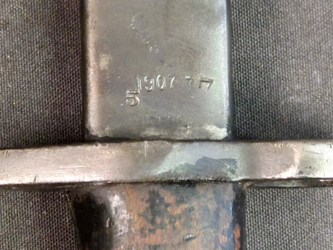 Original British P-1907 Bayonet 12 Inch 1942 Jungle Conversion