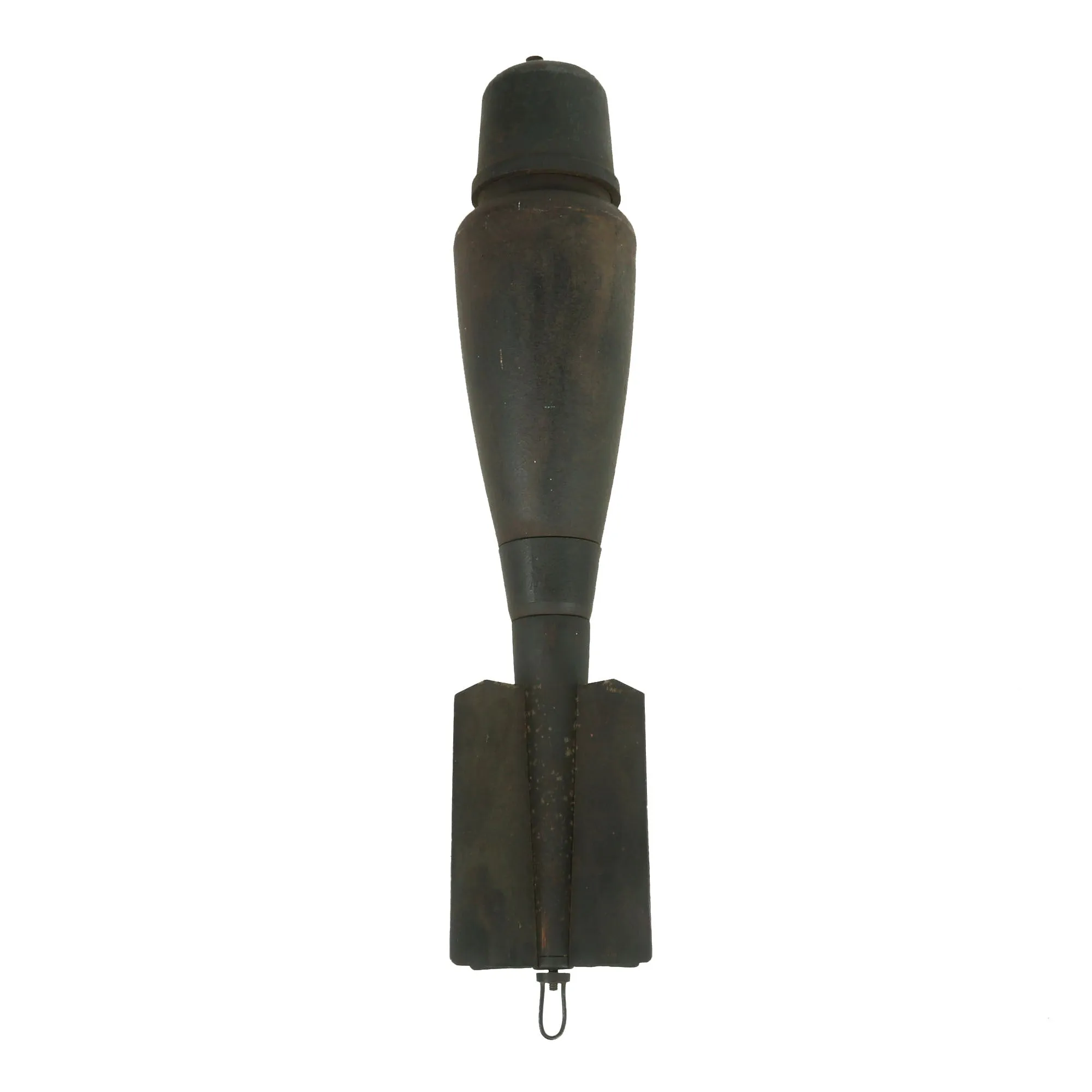 Original British WWI Royal Flying Corps Inert 20 Pound Cooper Aerial Bomb with Fuze & Fuze Cover