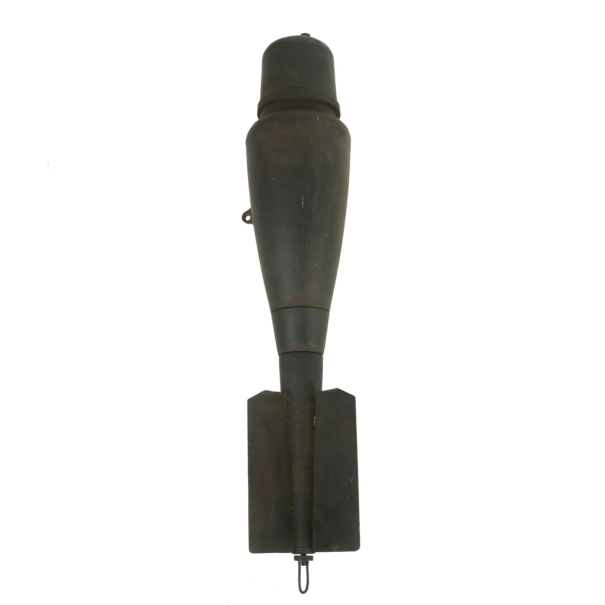Original British WWI Royal Flying Corps Inert 20 Pound Cooper Aerial Bomb with Fuze & Fuze Cover
