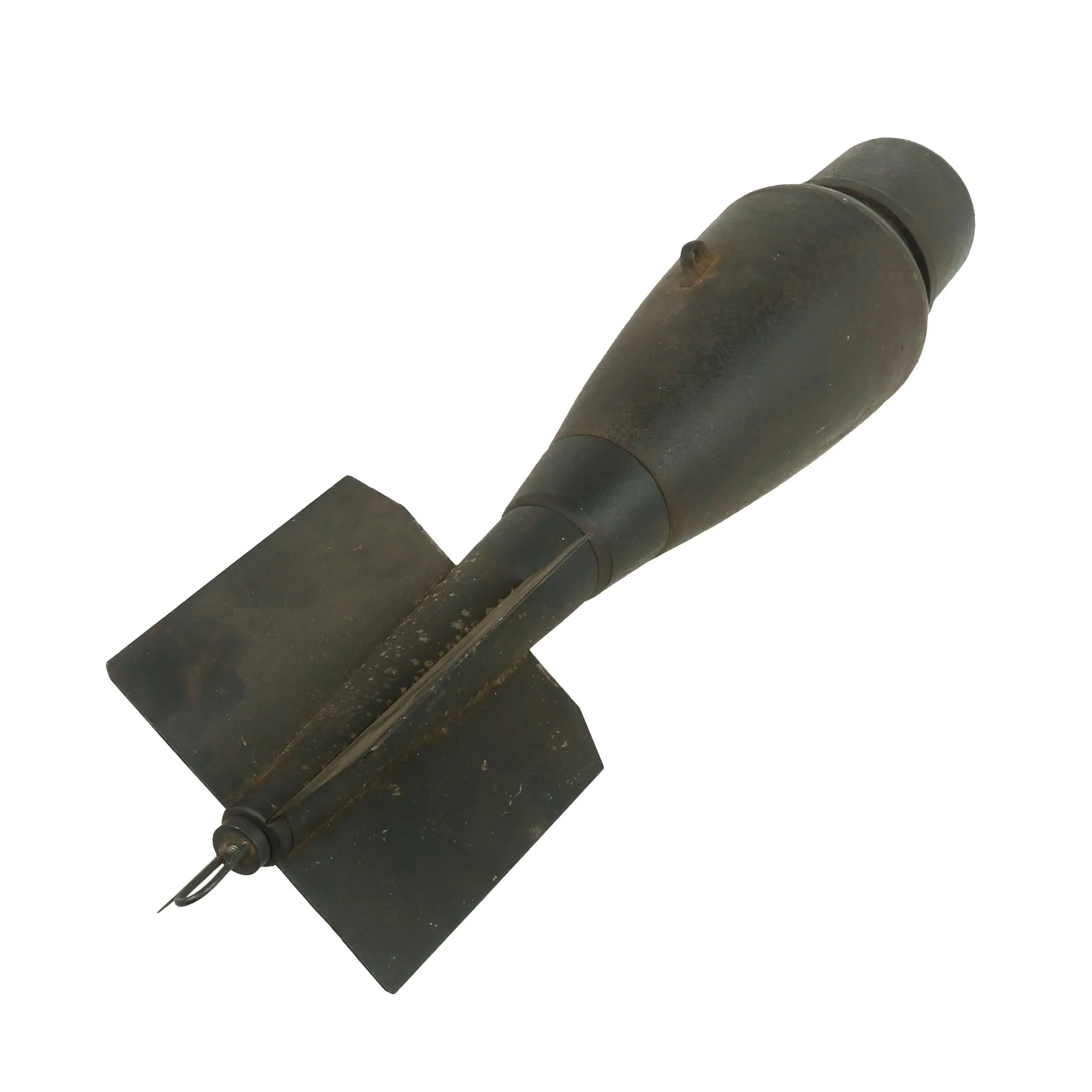 Original British WWI Royal Flying Corps Inert 20 Pound Cooper Aerial Bomb with Fuze & Fuze Cover