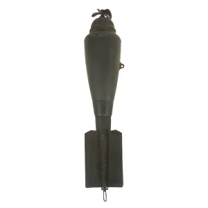 Original British WWI Royal Flying Corps Inert 20 Pound Cooper Aerial Bomb with Fuze & Fuze Cover