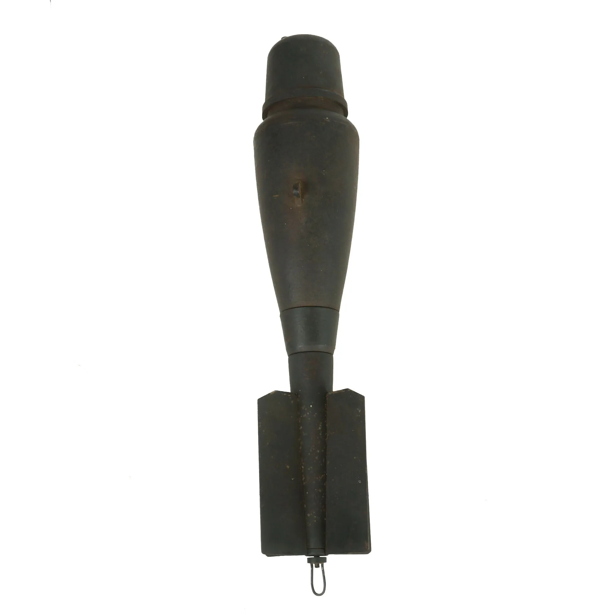 Original British WWI Royal Flying Corps Inert 20 Pound Cooper Aerial Bomb with Fuze & Fuze Cover