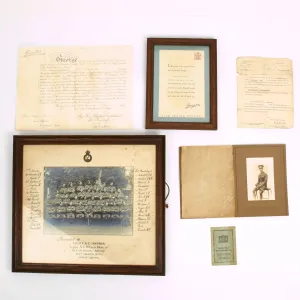 Original British WWI WWII Officer Grouping - Lieutenant Albert Harris