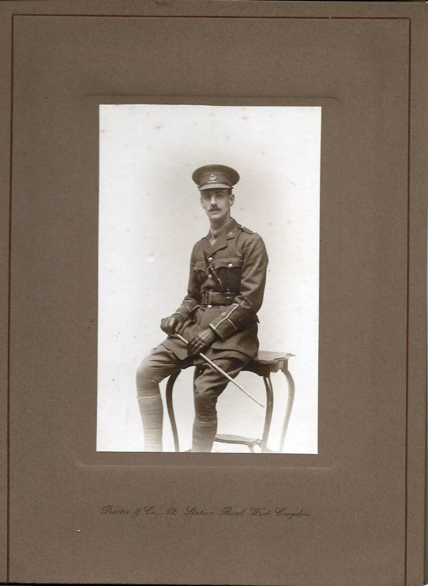Original British WWI WWII Officer Grouping - Lieutenant Albert Harris