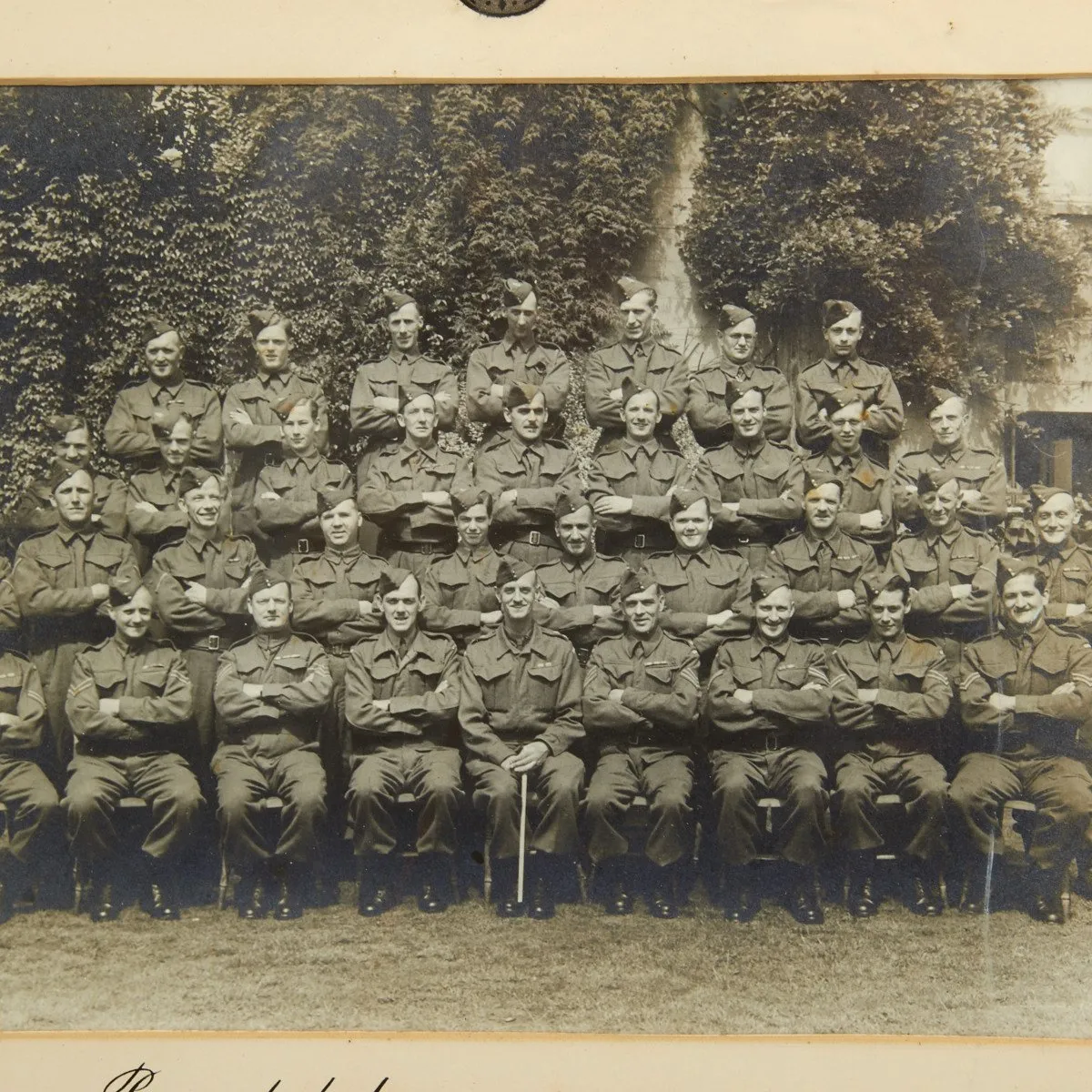 Original British WWI WWII Officer Grouping - Lieutenant Albert Harris