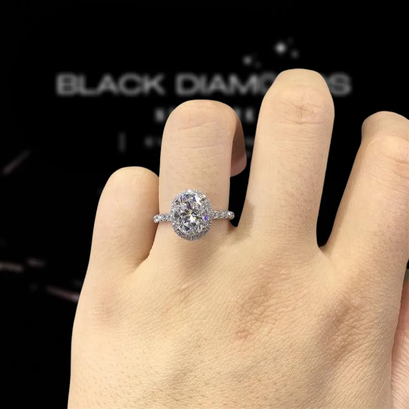 Oval Cut 2.0 Ct Diamond Engagement Ring