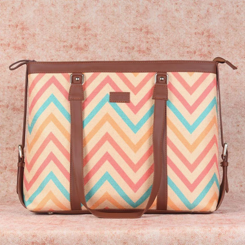 Paisley Print - Women's Office Bag & Sling Bag Combo