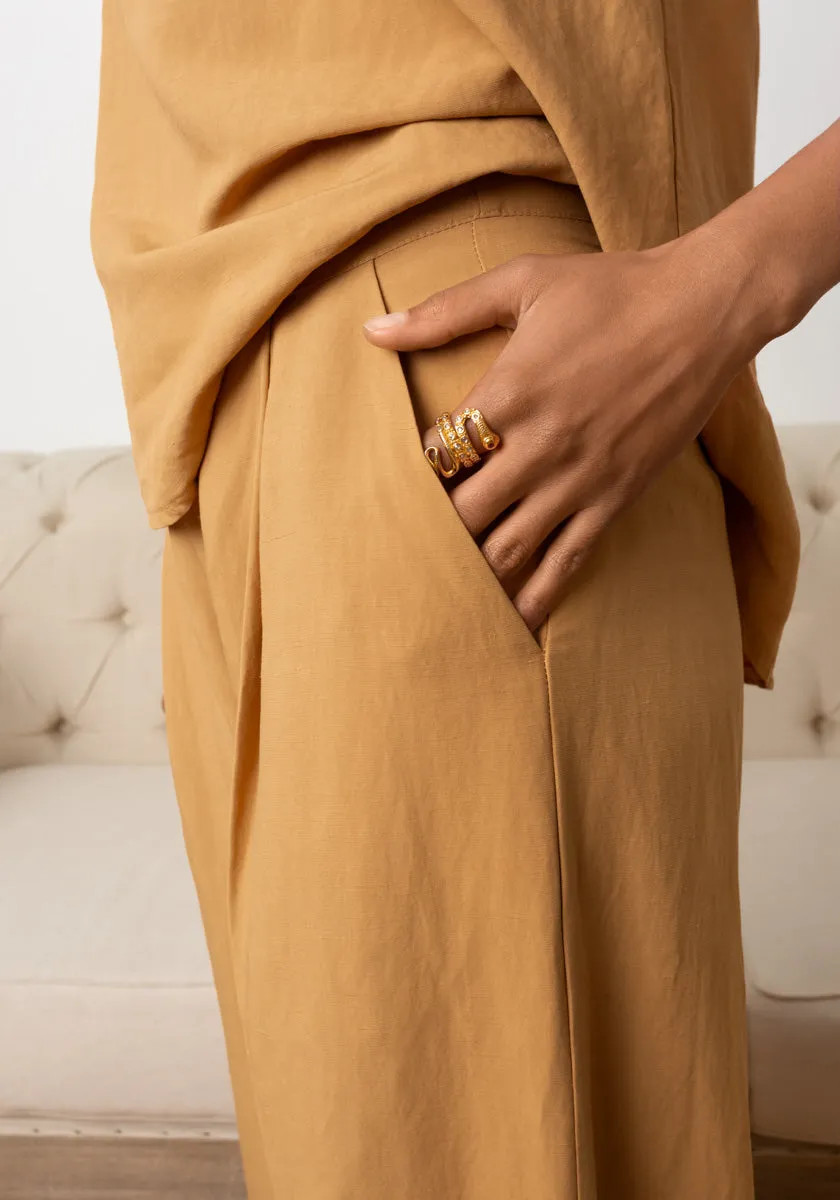 Pantalon GOMES Ocre