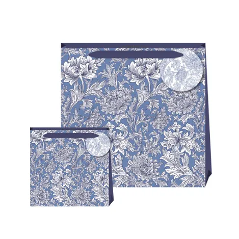 Penny Kennedy Gift Bag - Woad Chrysanthemum