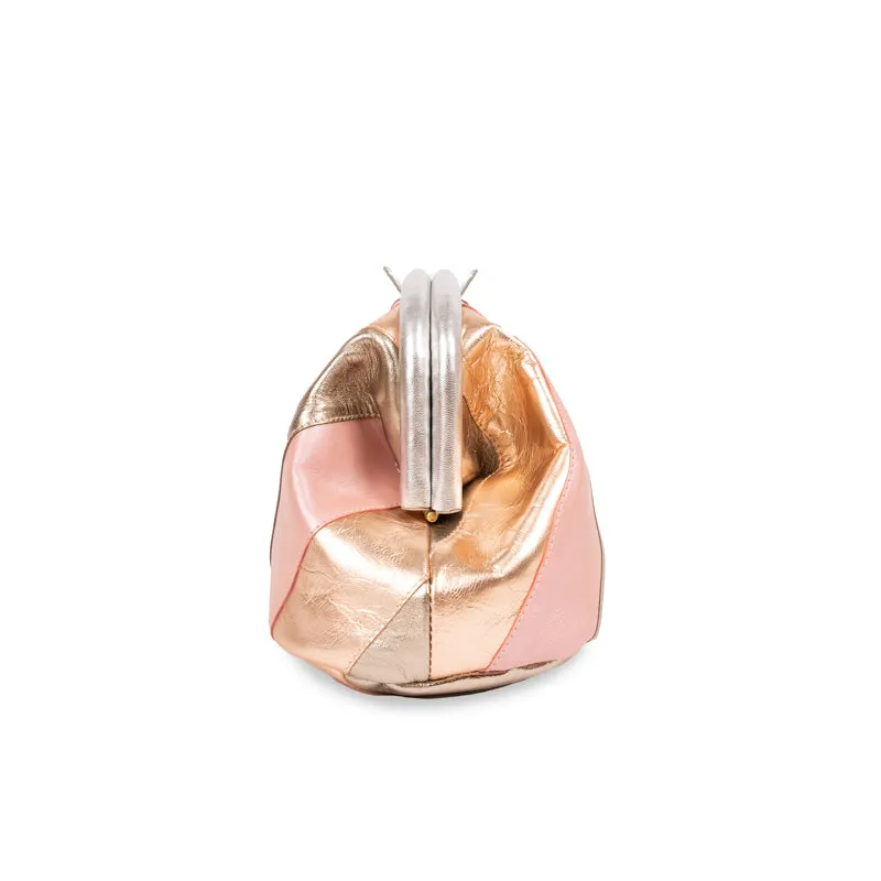 PINK METALLIC SWIRL SNAP