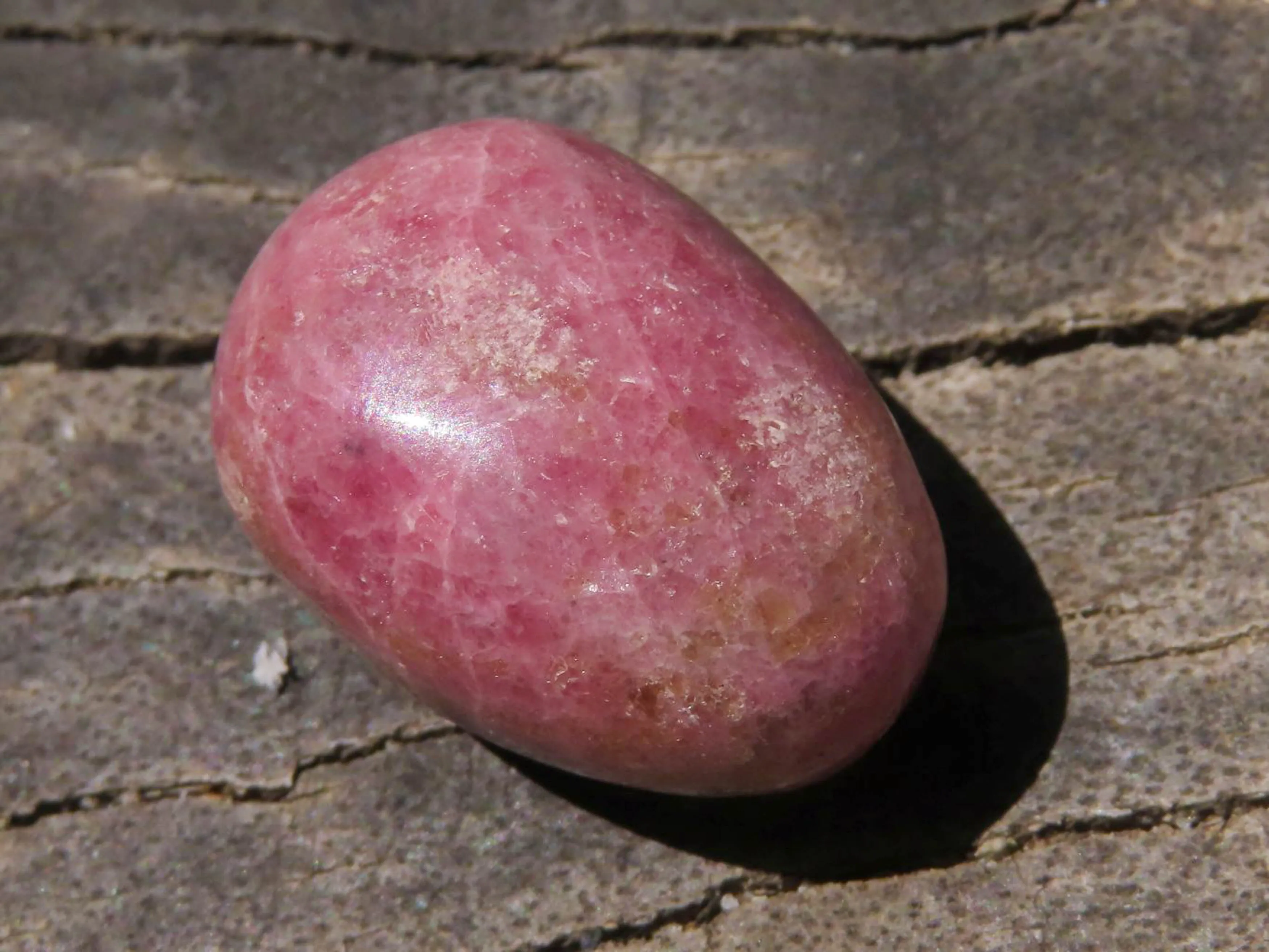 Polished Mini Rhodonite Eggs x 35 From Madagascar