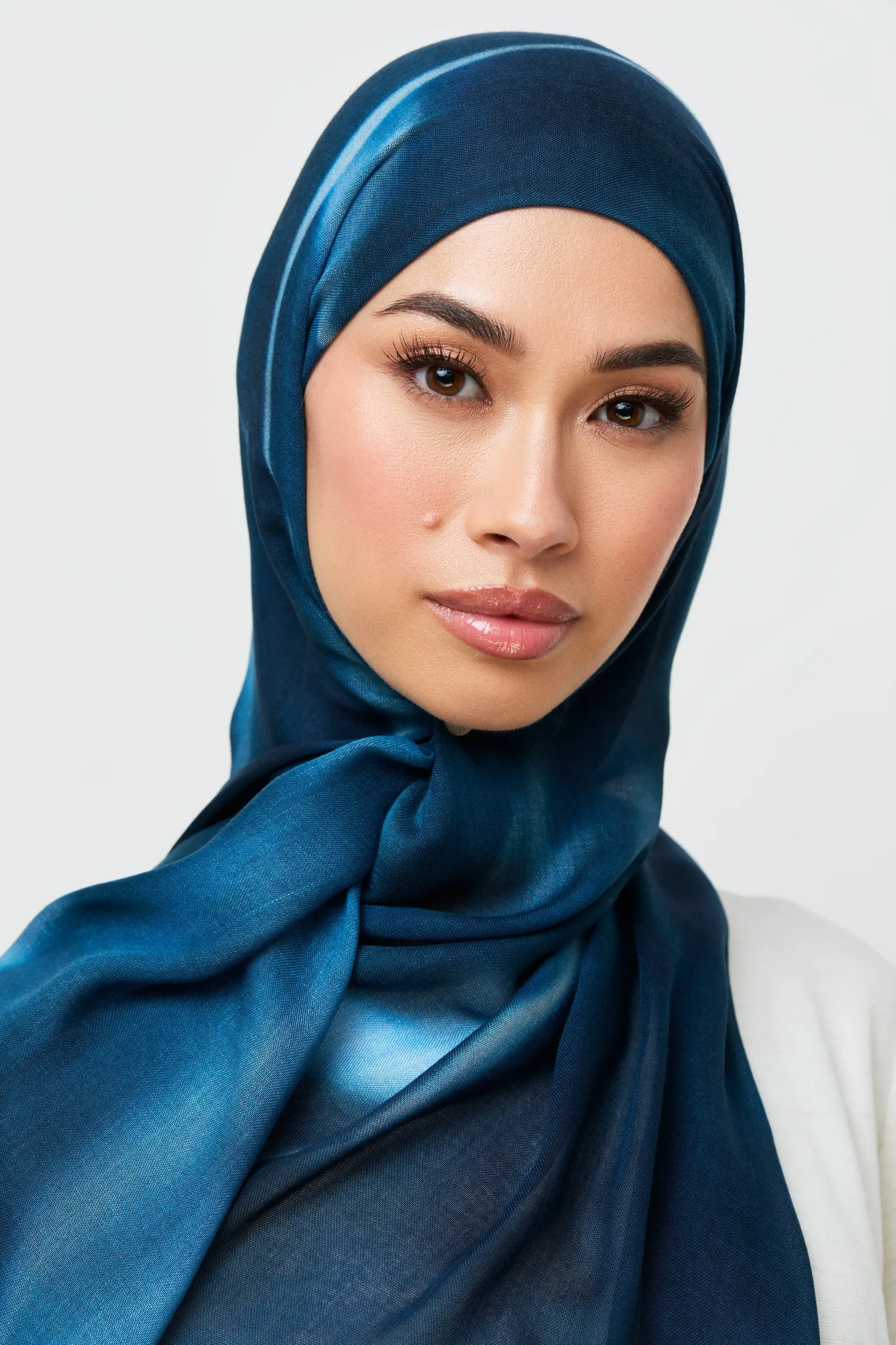 Printed Modal Hijab - Ocean Ripple