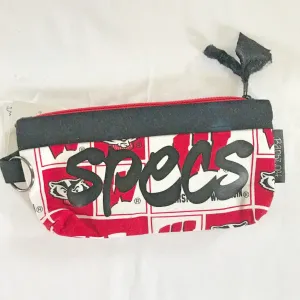 Red and White Wisconsin Glasses Case - Spec Alert - Barbz.net