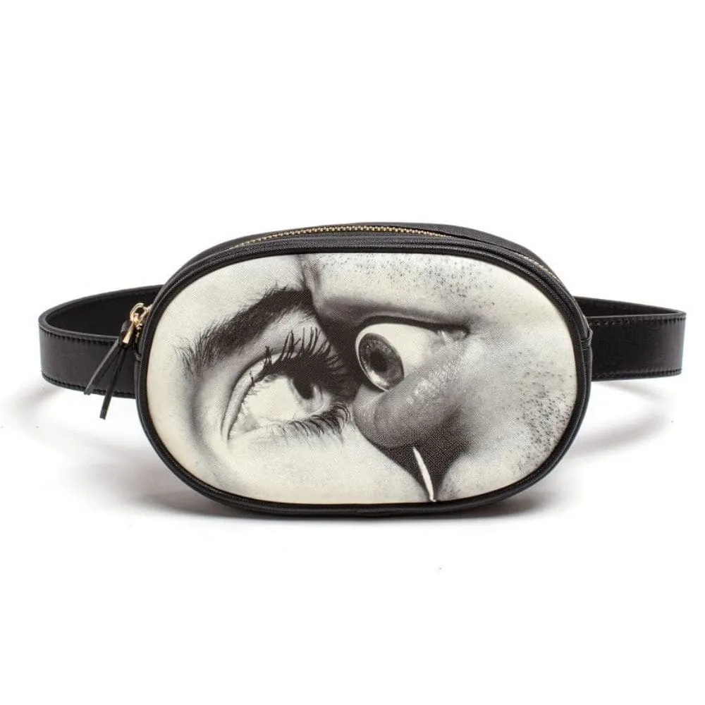 Seletti Toiletpaper Waist Bag Eye & Mouth