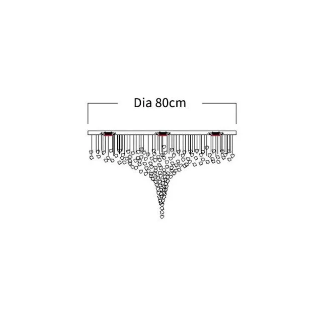 Semi-Precious Chandelier