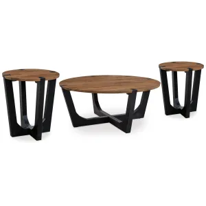 Signature Design by Ashley Hanneforth Occasional Table Set T726-6/T726-6/T726-8