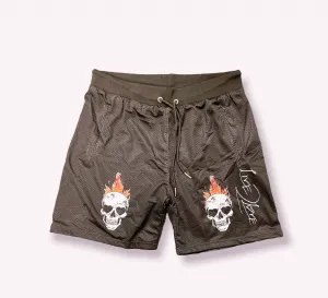 Skull Graphic Shorts