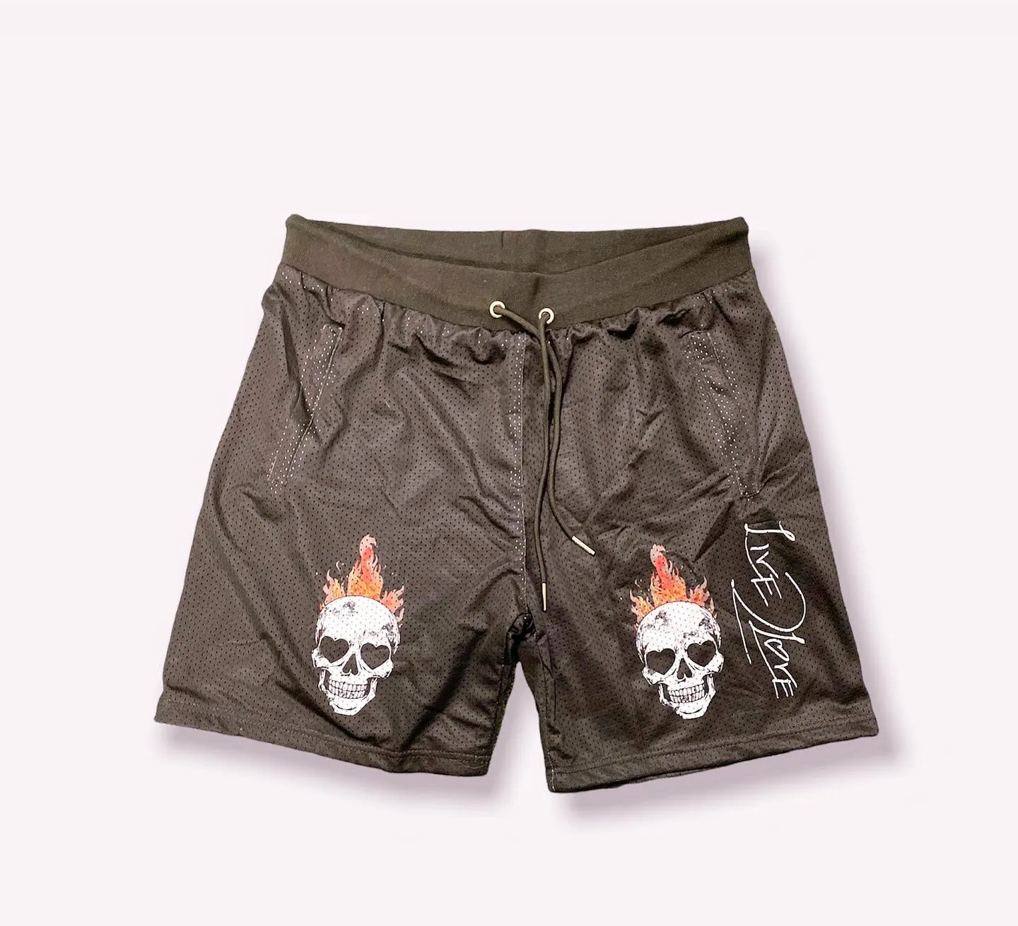 Skull Graphic Shorts