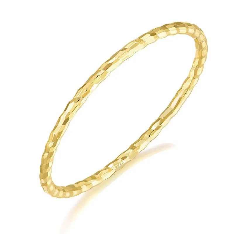 Stackable Wedding Band with Diamond