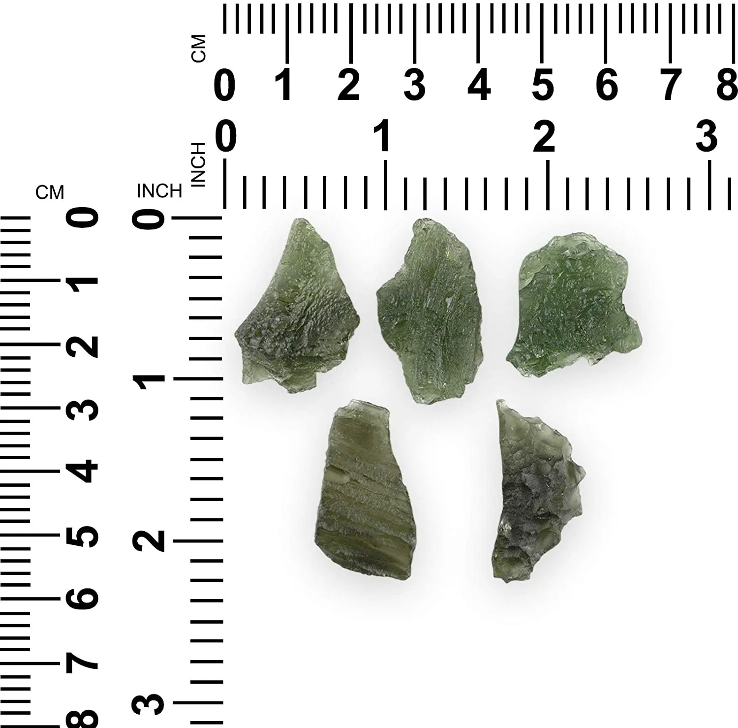 Starborn Genuine Rough Moldavite 15-20 Carat Stone, One Piece
