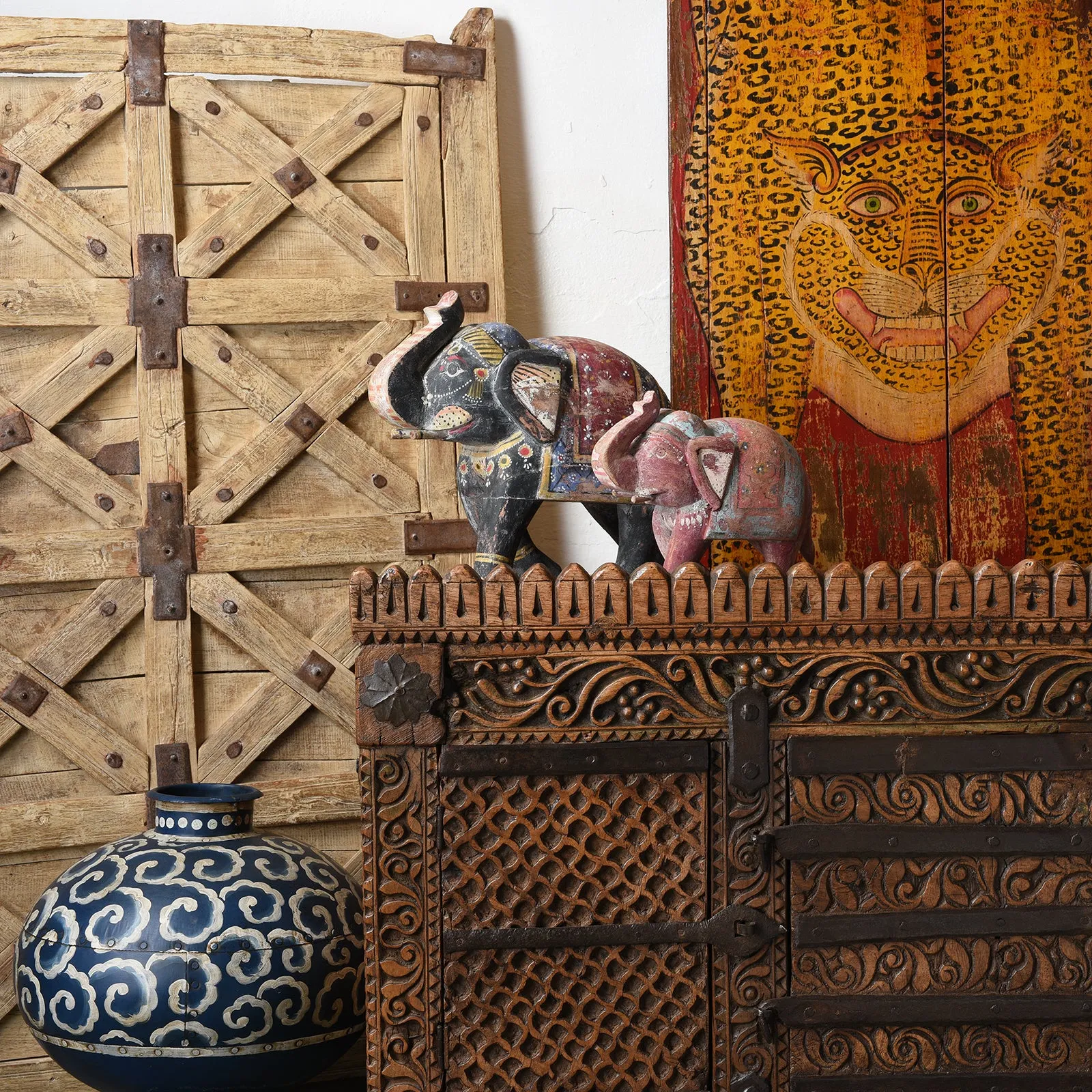 Stick Window from Jaisalmer - 19thC